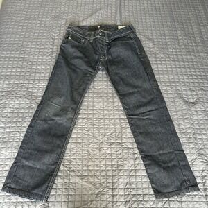 Diesel LARKEE Regular Straight Dark Wash Jeans Men's 30 X 30 Button Fly USA